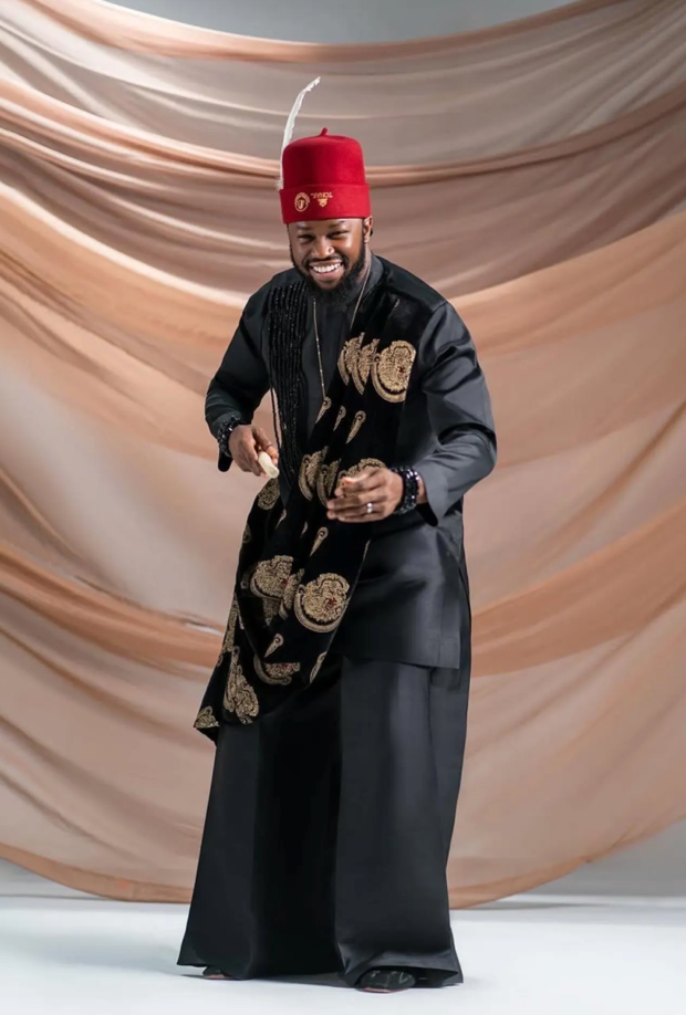 Igbo groom attire, Men 2 piece outfit, African fashion