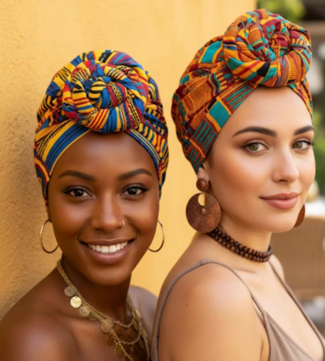 Handmade Pre-Tied African Print Headwrap